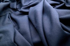 Cotton fabric - dark blue - width 145 cm