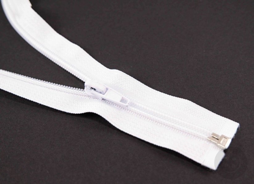Dělitelné plastové spirálové bundové zipy různé barvy - délka 30 cm - 90 cm - Délka: 65 cm, Barvy spirálových bundových zipů: růžová
