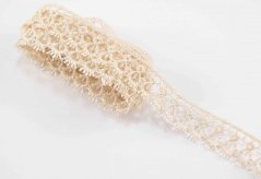 Ätzspitze - Beige - Breite 1,8 cm