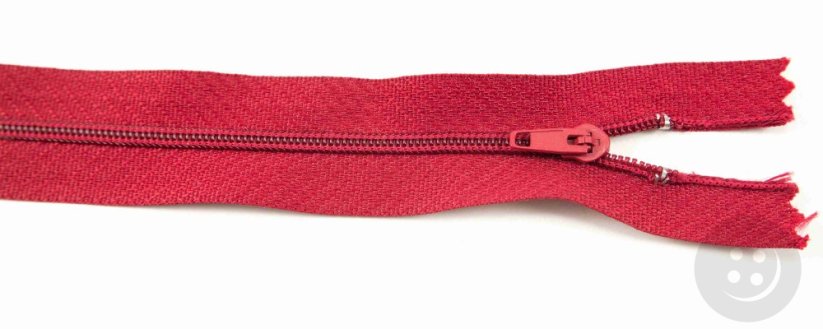 Nedělitelný jemný plastový spirálový zip (velikost číslo 3) různé barvy - délka 12 cm - 60 cm