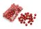 Perlen - metallisiert - rot - Durchmesser 0,6 cm