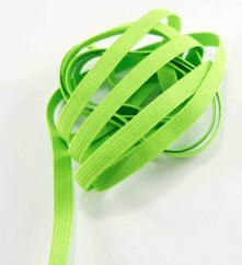 Farebná guma - svetlo zelená - šírka 0,7 cm