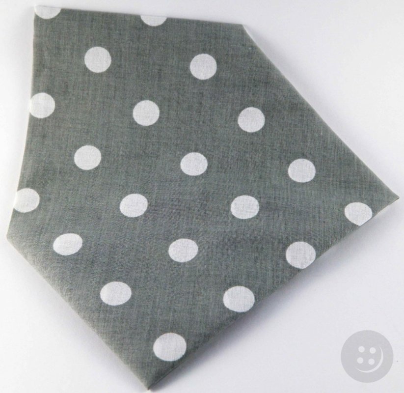 Bavlněné šátky s maxi puntíky - více barev - rozměr 65 cm x 65 cm