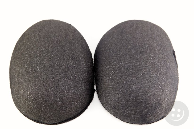 Schulterpolster - schwarz - Größe 1,3 cm x 12 cm x 14 cm