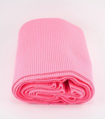 Polyester knit - pink - dimensions 16 cm x 80 cm