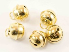 Jingle bell - gold - diameter 2,5 cm