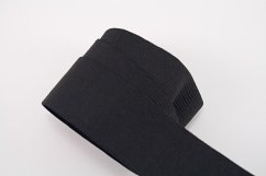 Flat elastics - soft - black - width 3.5 cm