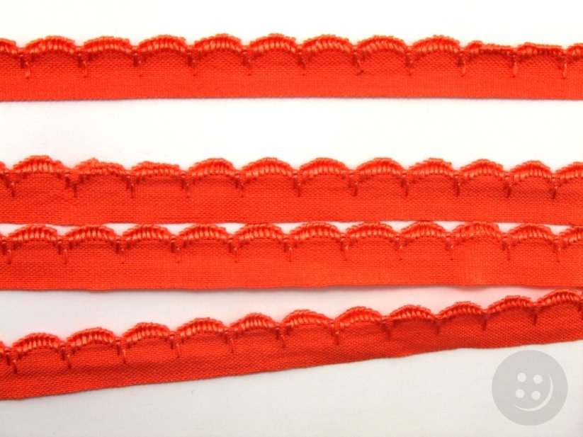 Deko-Borte - orange - Breite 1,2 cm