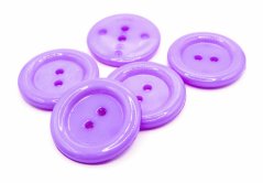 Hole maxi button - purple - diameter 3.8 cm