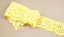 Elastická krajka - tmavě žlutá - šířka 4 cm