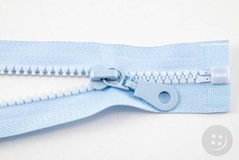 Dělitelný kostěný zip - délka (30 - 95 cm) - různé barvy