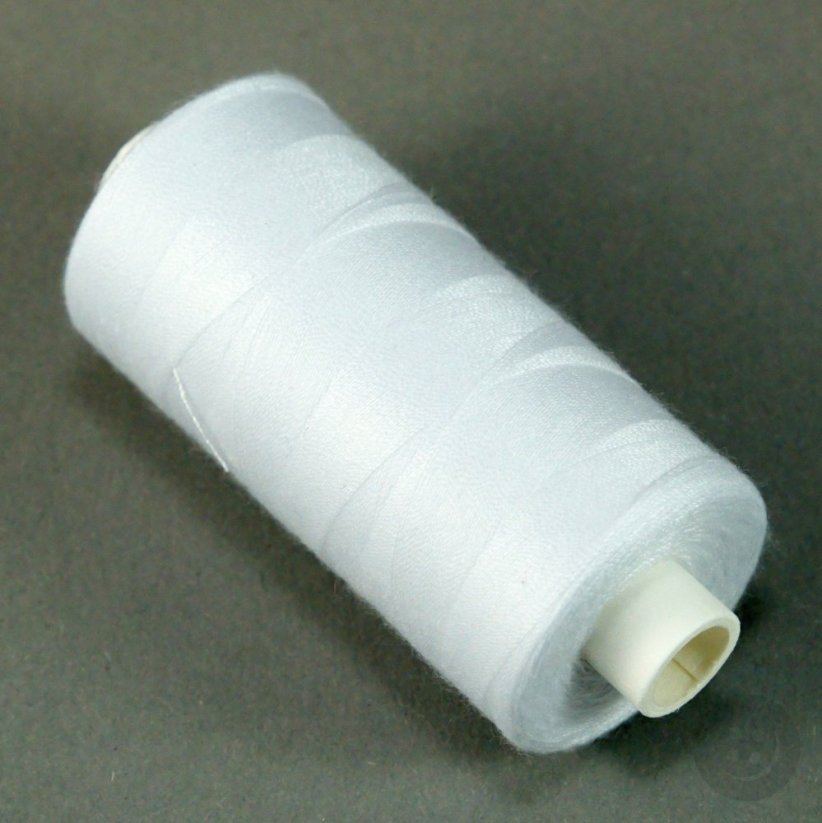 Nit Belfil - 100% polyester - bílá - 1000m
