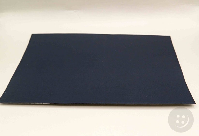 Samolepiace kožená záplata -  Tmavo modrá - rozmer 16 cm x 10 cm