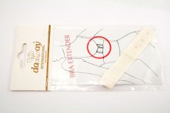 Vkládací podprsenkový prodlužovač obvodu - smetanová - délka 11 cm