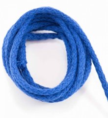Baumwoll-Schnur für Klamotten - hellblau - Durchmesser 0,5 cm