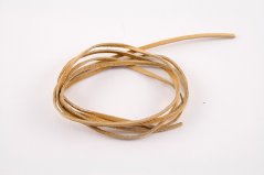Leather cord - camel beige - length cca 90 cm