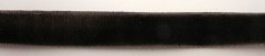 Sametová stuha - hnědá - šířka 0,9 cm