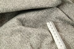 Baumwollstoff - grauer Tweed - Breite 140 cm