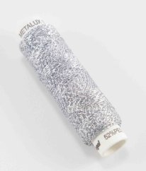 Lurex thread Metalux - silver - 100 m