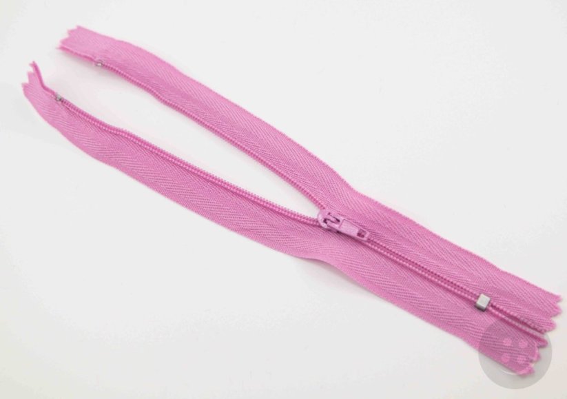 Nedělitelný jemný plastový spirálový zip (velikost číslo 3) různé barvy - délka 12 cm - 60 cm