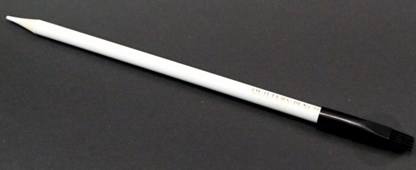 Tailor's chalk in a pencil with a brush - blue, white, pink