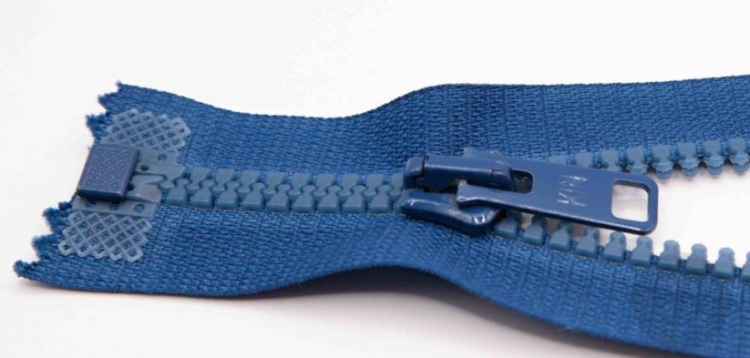 Dělitelný kostěný zip - délka (30 - 95 cm) - různé barvy