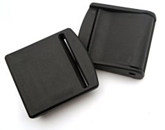 Kunststoff-Arretier-Schnalle schwarz – Durchlass 5 cm
