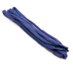 Šnúrky do topánok ploché - tenké - tmavomodré - dĺžka 45 cm