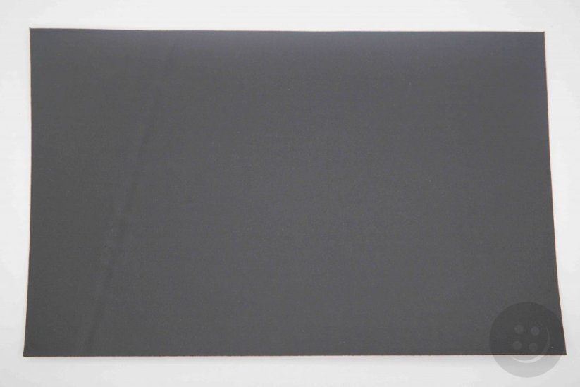 Samolepicí kožená záplata - tmavě šedá - rozměr 16 cm x 10 cm