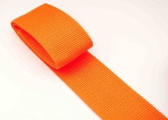Polypropylenový popruh - oranžový - šířka 5 cm