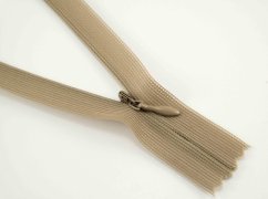 Nedeliteľný skrytý zips (3mm) rôzne farby - dĺžka 18 cm - 60 cm