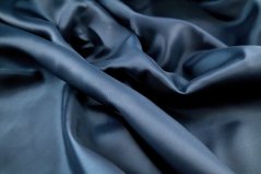 Elastic lining - dark blue - width 140 cm