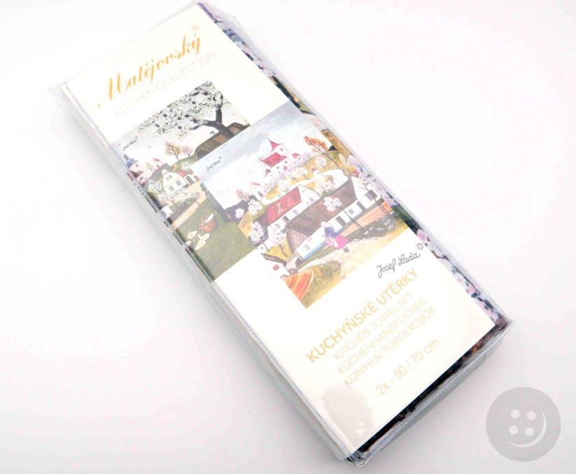 Sada 2 utěrek - Josef Lada - Jaro na vsi