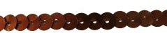 Pailletten - Meterware - orange - Breite 0,5 cm