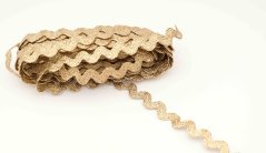 Leonský prýmek - hadovka - zlatá - šíře 0,8 cm