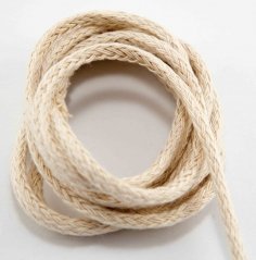 Cotton clothesline - natural - diameter 0.4 cm