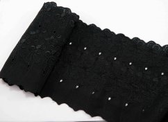 Madeira trim - black - width 13 cm