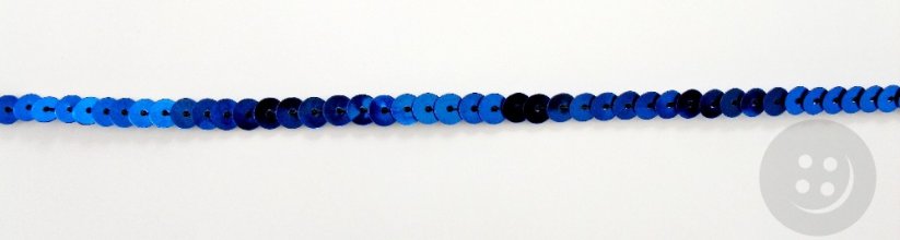 Flitry v metráži - tmavě modrá - šíře 0,5 cm