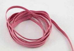 Textilní dutinka - růžová - šířka 0,4 cm