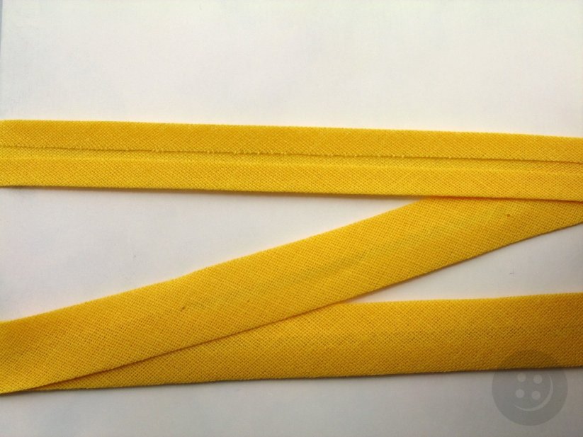 Bavlněný šikmý proužek - šíře 1,4 cm - Barvy bavlněných šikmých proužků: jarní zelená