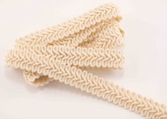 Galon trim - loops - cream - width 1.5 cm