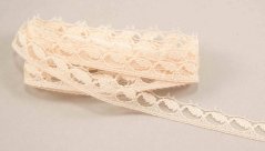 Syntetische Spitze -  beige - Breite 1 cm
