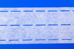 Fusible non-woven interfacing - white - width 10 cm