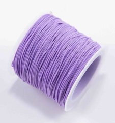 Colored drawstring - purple - diameter 0.1 cm