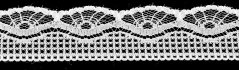Polyester Lace - white - width 2,4 cm