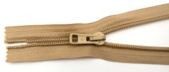 Non-separating camel spiral zipper no. 5, 16 cm Non-separating camel spiral zipper no. 5, 16 cm