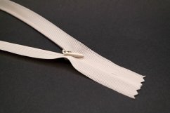 Nylon invisible dress zippers (3mm) - closed-end various colours - length 18 cm - 60 cm