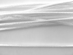 Satinschnur - weiß - Durchmesser 0,2 cm