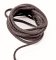 Clothing cotton cord - dark brown - diameter 0.5 cm