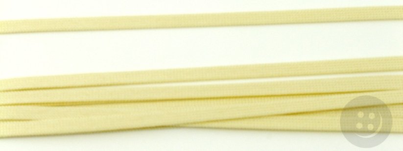 Textil Schlauchband - beige - Breite 0,4 cm